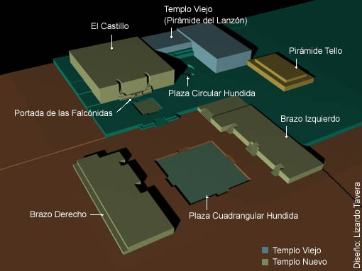 The Temple complex at Chavin de Huantar, Peru