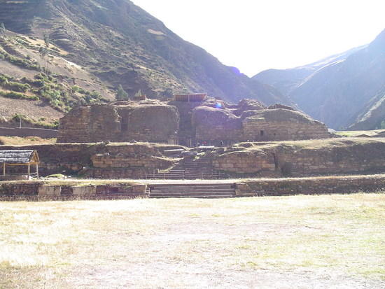 Falling Away...The Temple complex at Chavin de Huantar, Peru